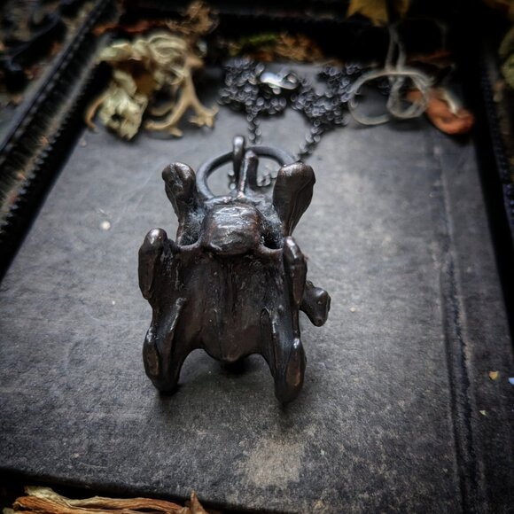 Electroformed Vertebrae Necklace - Picture 5 of 8